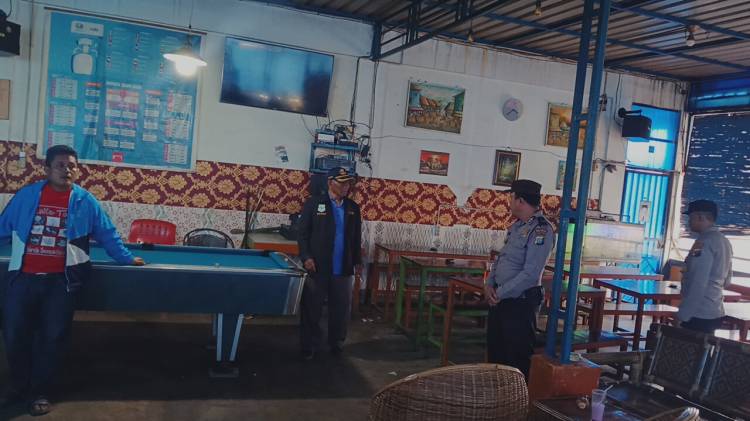 Cek Informasi Perjudian Adu Ketangkasan, Polsek Saribudolok Berikan Himbauan
