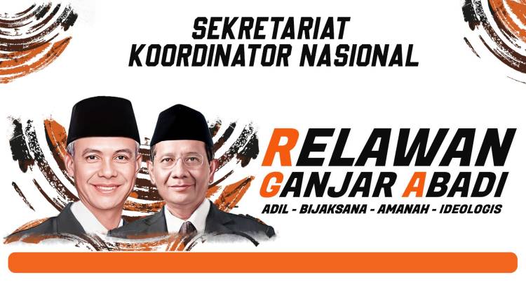 Rianto SH MH Dipercaya Sebagai Ketua Tim Relawan Ganjar Abadi ' Kita Yakin Menangi Pilpres 2024'