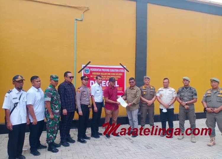One King Golden Kembali Disegel Tim Terpadu dari Pemprovsu, Pemkab dan Polres Langkat
