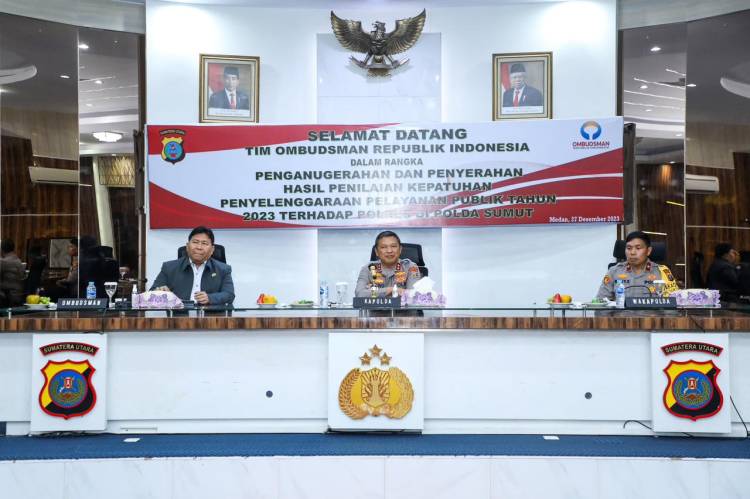 Ombudsman RI Serahkan Hasil Penilaian Pelayanan Publik di Tingkat Polres