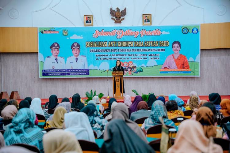 Buka Sosialisasi Antikorupsi, Ny Kahiyang: Tanamkan Mental Antikorupsi Sejak Dini