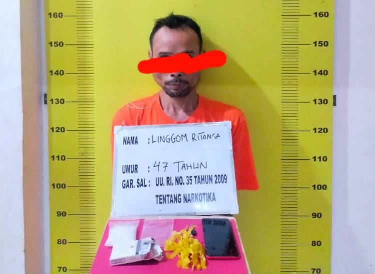 Polres Labusel Ringkus Warga Paluta Kurir 49 Gram Sabu