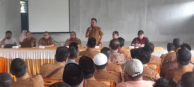 Sosialisasi RPJMDesa di Dua Kecamatan, Ini Pesan   Kadis PMD Madina Irsal, SSTP