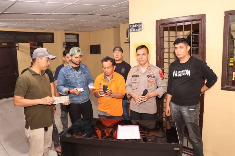 Kerja Sama Polres Sergai dengan Polres Nagan Raya Polda Aceh Bongkar Kasus Curanmor