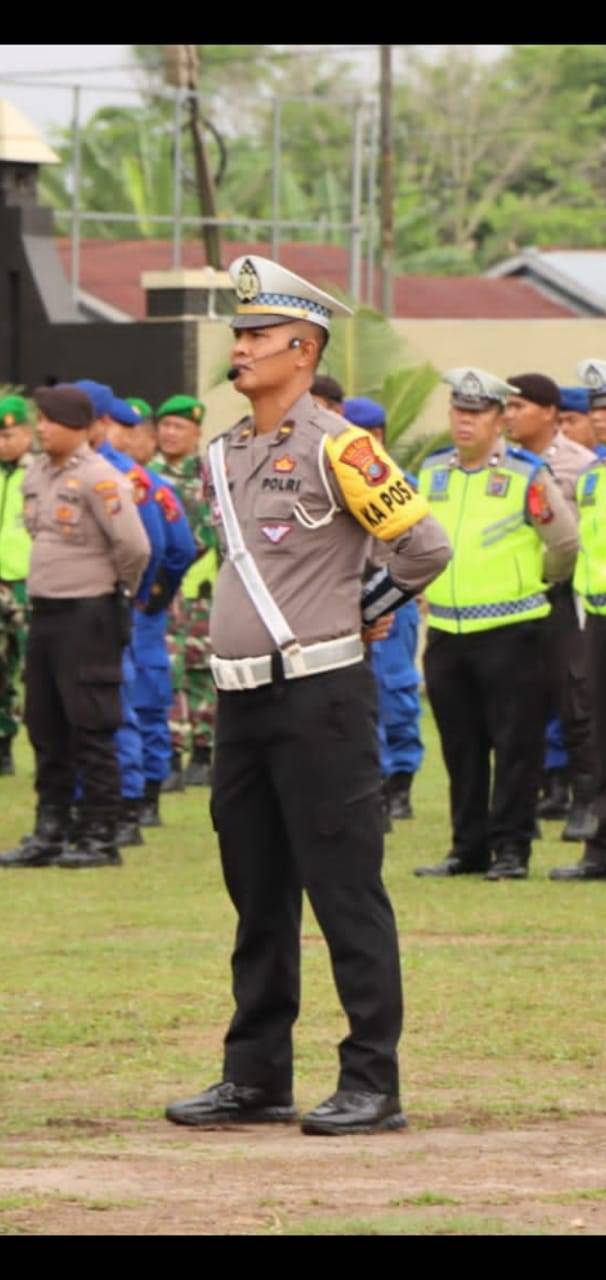 Polres Sergai Apel Gelar Pasukan Ops Lilin Toba Tahun 2023