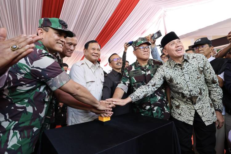 Menhan Prabowo Resmikan Lima Titik Sumber Air di Kab. Kuningan