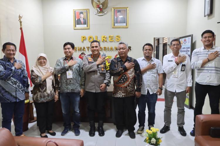 Kapolres AKBP Yogen H Baruno, Terima Audiensi KPU dan Komisioner
