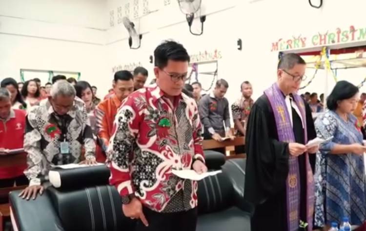 Rutan kelas I Medan Kantor Wilayah Kemenkumham Sumatera Utara Gelar Perayaan Natal