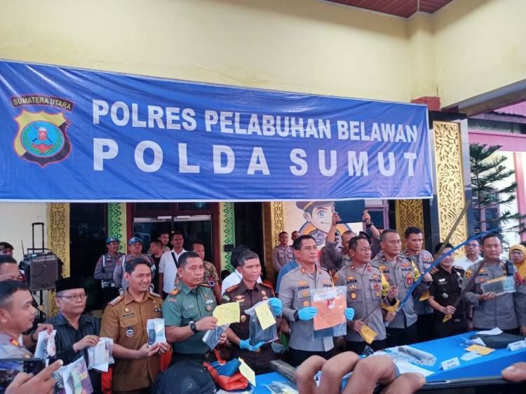 Kapolres Pelabuhan Belawan Ungkap Bos Narkoba di Hamparan Perak