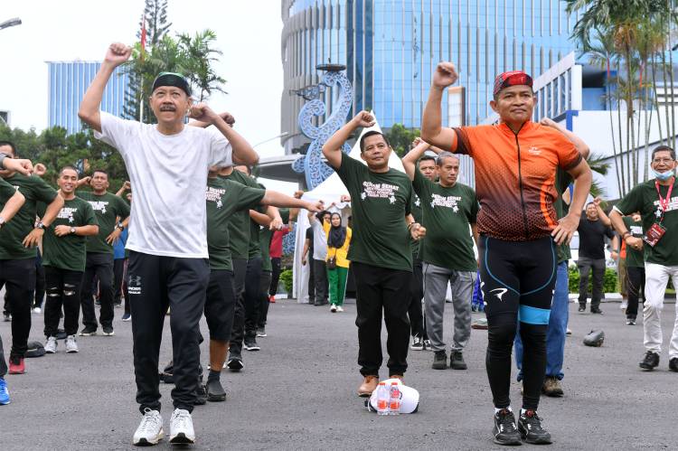 Penjabat Gubernur Sumut Minta KPU Tetap Jaga Kebugaran Tubuh