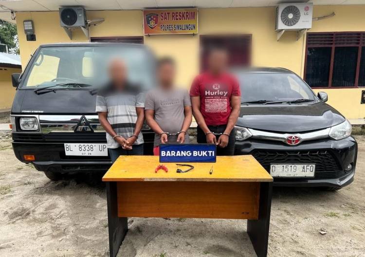 Tim Jatanras Polres Simalungun Berhasil Ungkap Kasus Pencurian Pickup