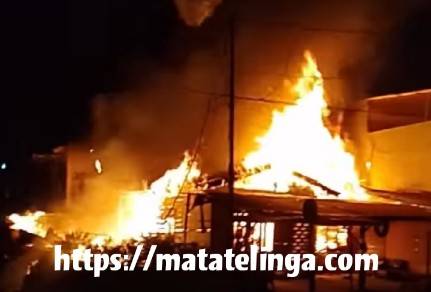Rumah di Jalan Majapahit Rantauprapat Ludes  Dilalap Sijago Merah