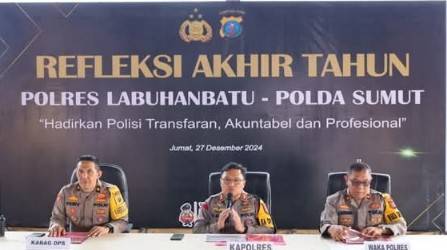 Refleksi Akhir Tahun 2024, Kapolres Labuhanbatu : Kasus  Narkoba Paling Menonjol