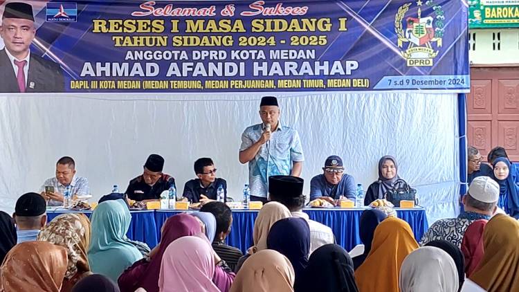 Ahmad Afandi Harahap Gelar Reses Perdana, Warga Minta Bantuan UMKM  Tersalur