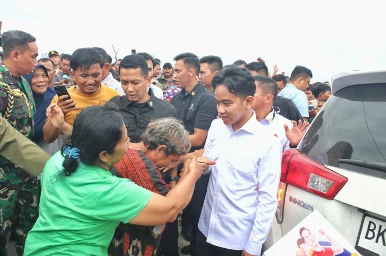 Ini Kegiatan Wapres Gibran, Tinjau Kolam Retensi Martubung