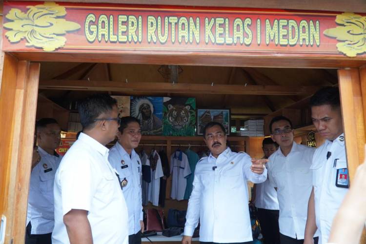 Menteri Imipas Tinjau Kondisi Rutan Medan dan Berikan Penguatan