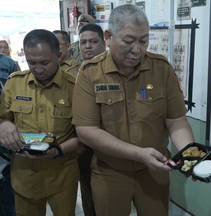 Sekdakab Asahan Louncing Gerakan Makan Gratis Bagi Siswa