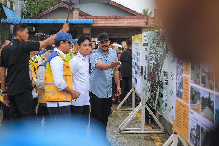 Wapres Gibran Tinjau Penataan Kawasan Medan Belawan Bahari, Warga: Rumah Kami Lebih Layak dan Sudah Tidak Kena Banjir Rob Lagi