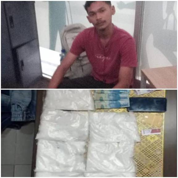 Kurir 2.930 Gram Sabu Sabu Tertangkap Di Bandara Kualanamu