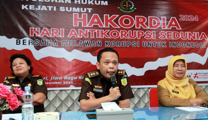 Sambut Hakordia, Kejati Sumut Luhkum di SMA N 14 Medan : Jujur Adalah Langkah Awal Melawan Korupsi