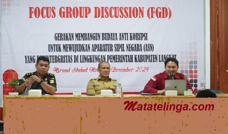 FGD Hari Antikorupsi Sedunia Digelar di Grand Hotel Stabat