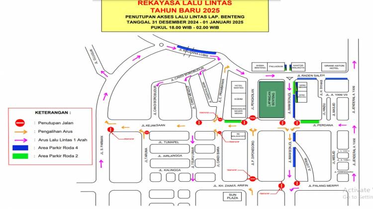 Ini Jalur Pengalihan Lalu Lintas di Medan