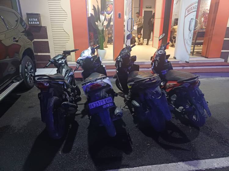 Polisi Amankan 5 Pelaku Tawuran di Jalan Selambo