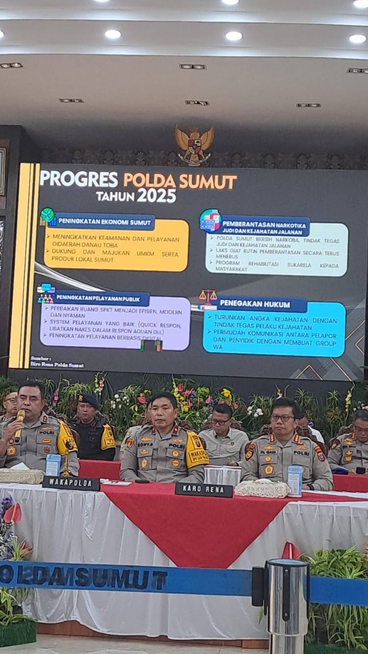 Refleksi Akhir Tahun 2024, Polda Sumut Tangani 12.375 Kasus 3C