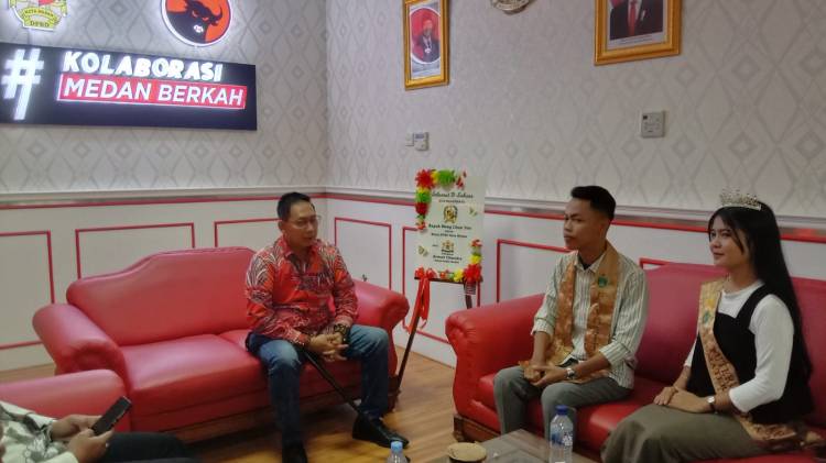 Ketua DPRD Medan Sambut Kedatangan Perwakilan Putra Putri Duta Parekraf Sumut