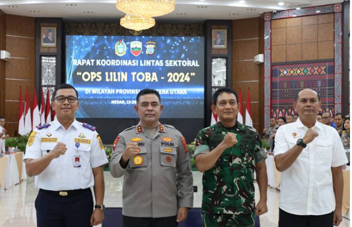 Gelar Rakor Lintas Sektoral, Polda Sumut, Kodam I/BB, dan Pemprov Pastikan Kesiapan Mudik Nataru