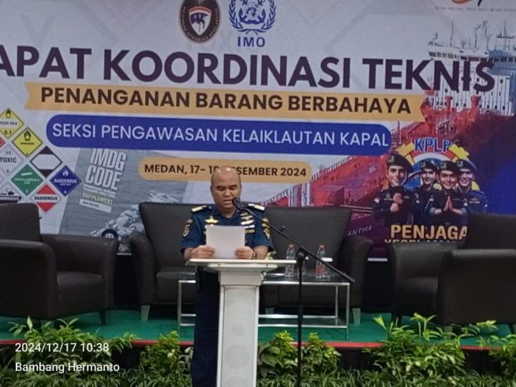 Rapat koordinasi Teknisi Berkaitan Dan Penanganan Barang Berbahaya