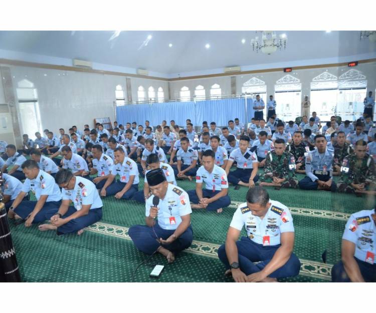 Lanud Sultan Hasanuddin Gelar Doa Bersama Untuk Keselamatan Dan Kelancaran Latihan Fire Power Demo Angkasa Yudha Tahun 2024