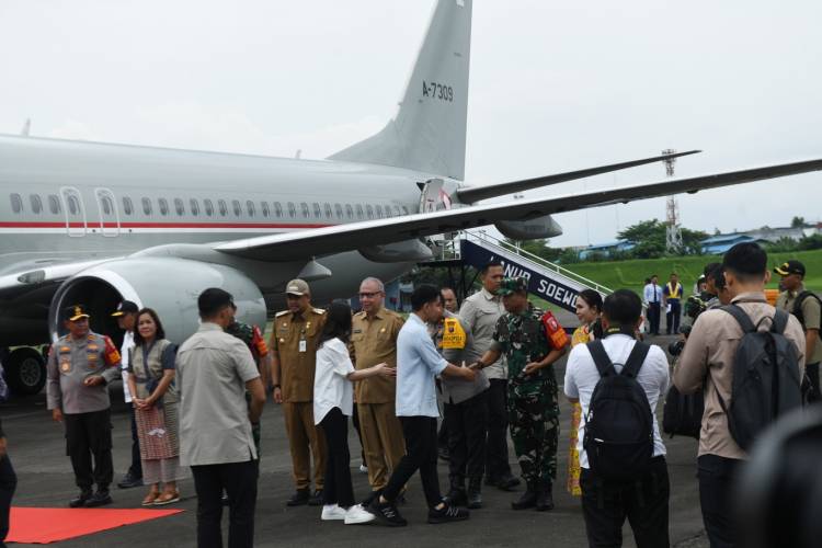 Pj Sekdaprov Sumut Sambut Wapres Gibran di Medan