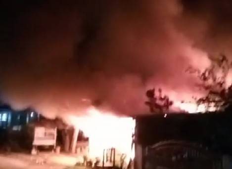 Rumah Ludes Terbakar Malam Tadi Di Dusun 3 Desa Panigoran Kebun Labura