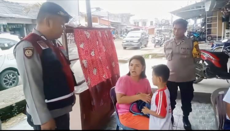 Bripka Andi Pertemukan Kembali Bocah 5 Tahun yang Tersesat Bertemu Keluarga