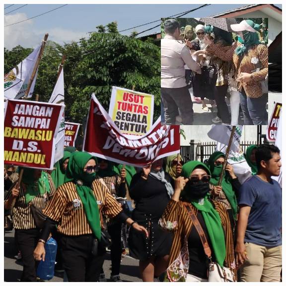 Kacau, Usai Berdemo Srikandi Puja Kesuma Sampali,Percut Sei Tuan terlantar