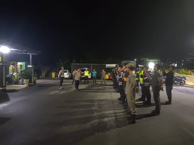 Ciptakan Ruang Publik Aman, Polres Labusel Gelar Patroli Sekala Besar
