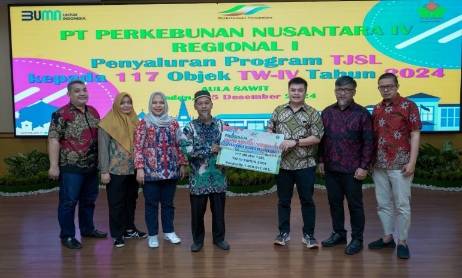 PTPN IV Regional 1 Serahkan Bantuan Rp 1,4 M