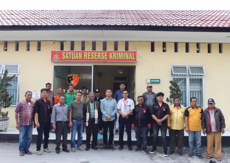 GMNS dan Parsibona Datangi Polres Toba, Desak Penyelesaian Kasus Sofian Sitorus