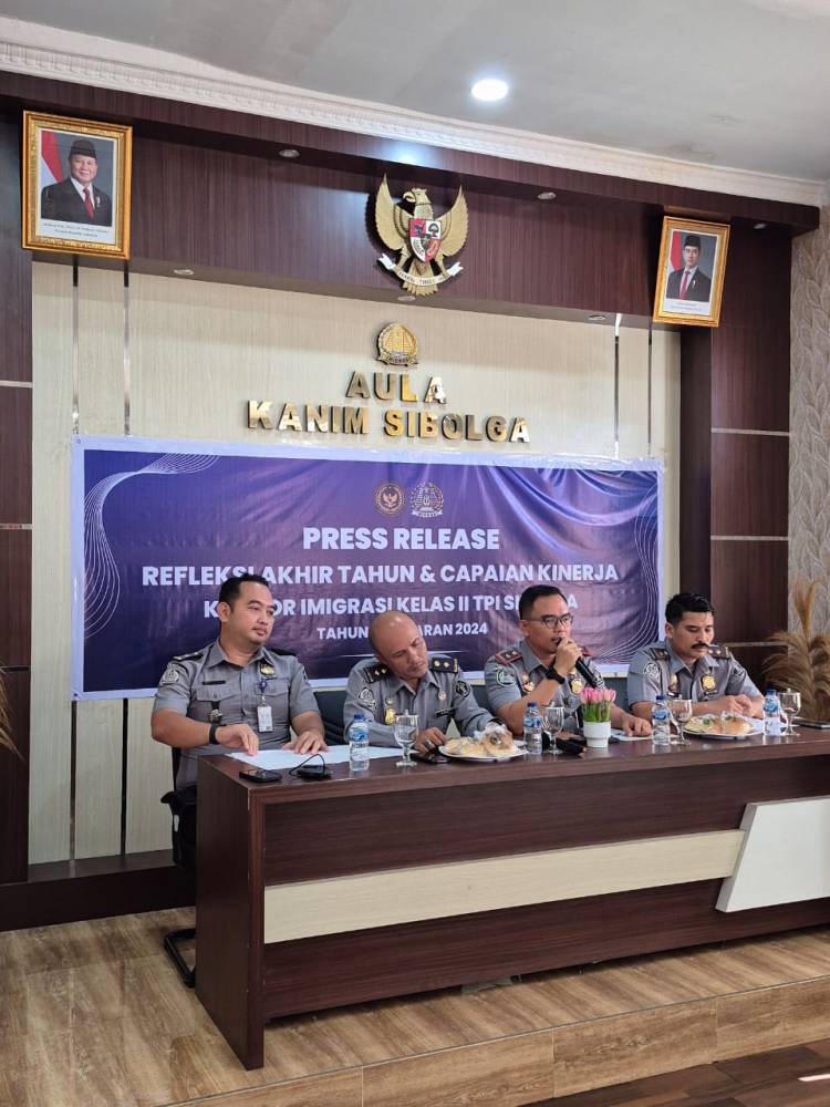 Sepanjang Tahun 2024 Imingrasi Sibolga Mengeluarkan  18.111. Paspor