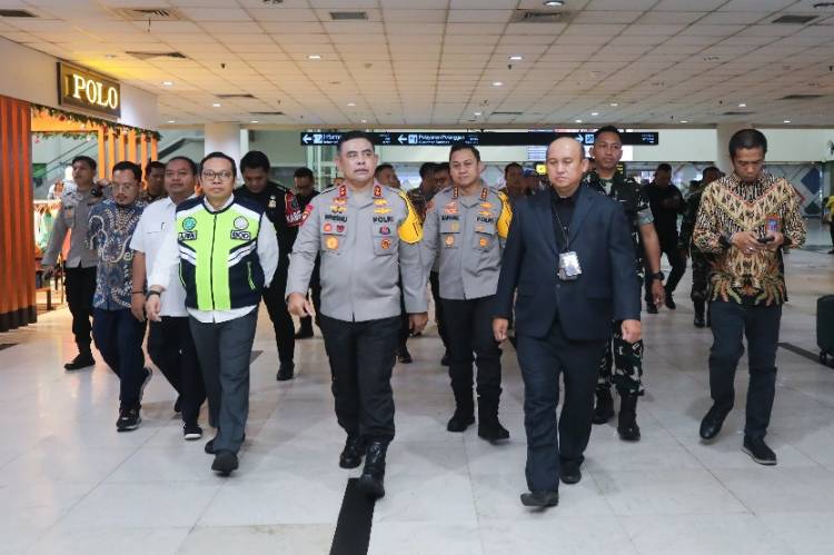 Operasi Lilin 2024: Kapolda Sumut Pastikan Keamanan Bandara Kualanamu dan Jalur Transportasi