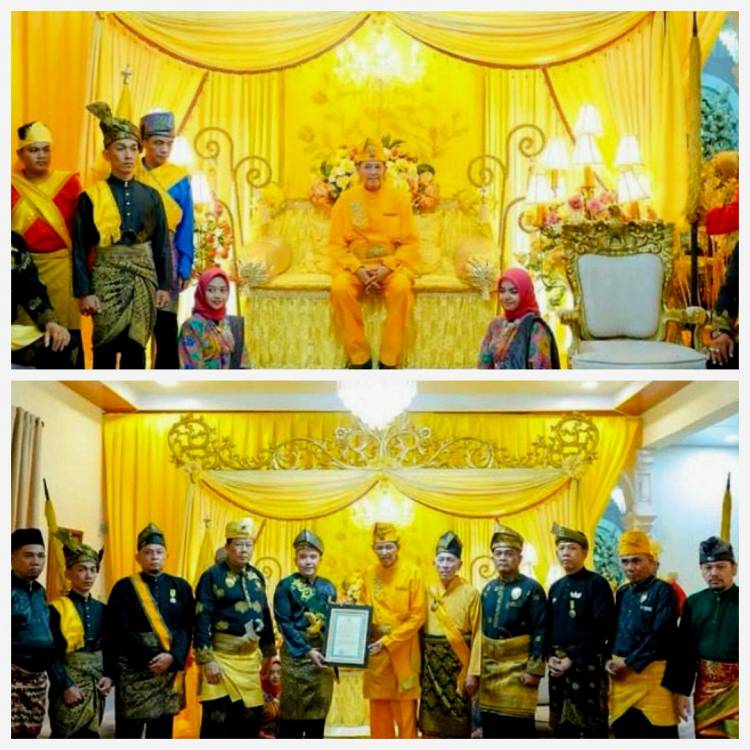 Ketua DPRD Deli Serdang Zakkky Shahri Terima Gelar Datuk