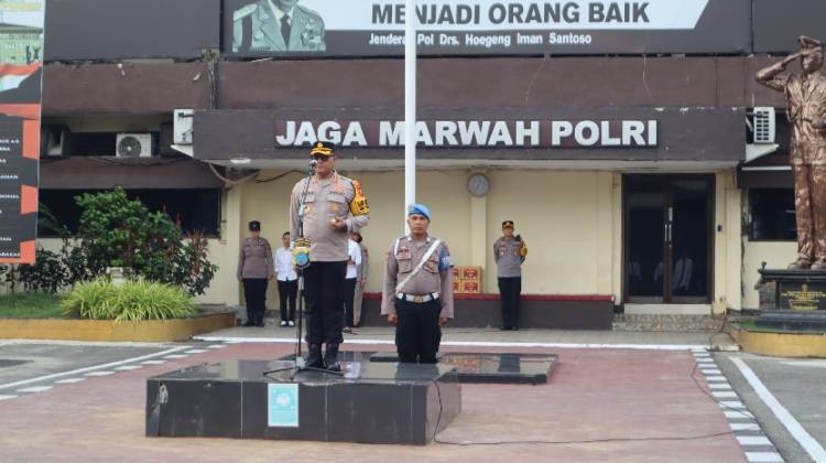 Pimpin Apel Pagi, Kapolrestabes Medan: Jangan Tinggalkan Lokasi Pengamanan Natal