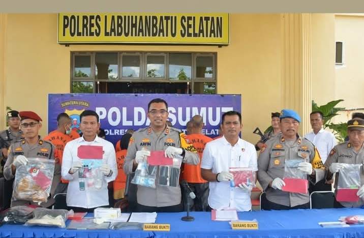 Sepanjang Tahun 2024, Satresnarkoba Polres Labusel Ungkap 147 Kasus Narkotika