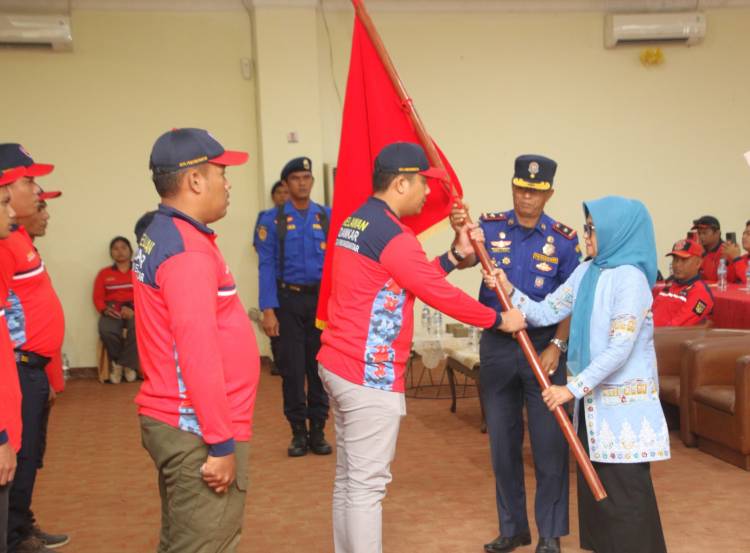 Wali Kota dr Susanti Hadiri Pelantikan Redkar Disdamkarmat kota Pematangsiantar 2024