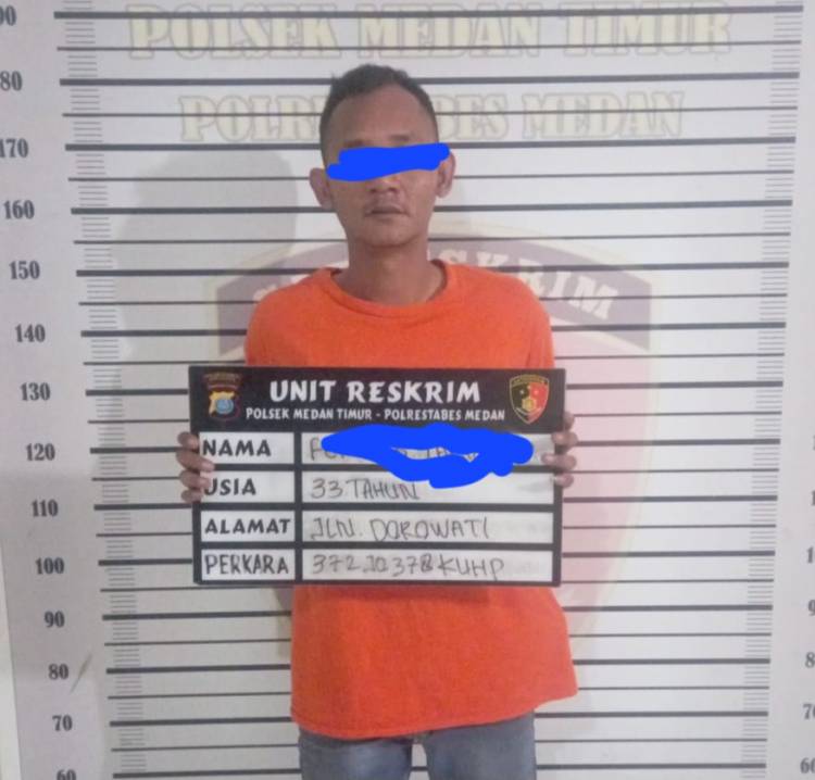 Ini Identitas Pelaku Penggelapan Sepeda Motor  Ditangkap Polsek Medan Timur