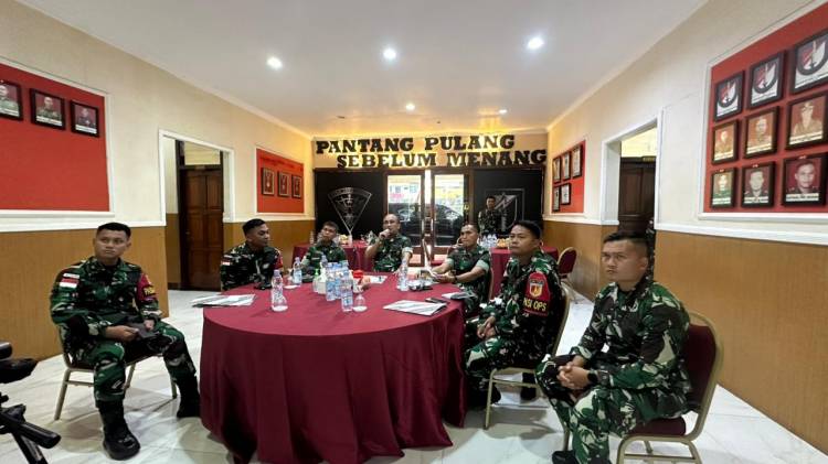Pengendalian Pengawasan Operasi jajaran Kodam XIII/Mdk ke Satgas Yonif 715/Mtl