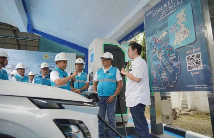 Jelang Libur Nataru, SPKLU di Sumatera Utara Siap Layani Pengguna Mobil Listrik