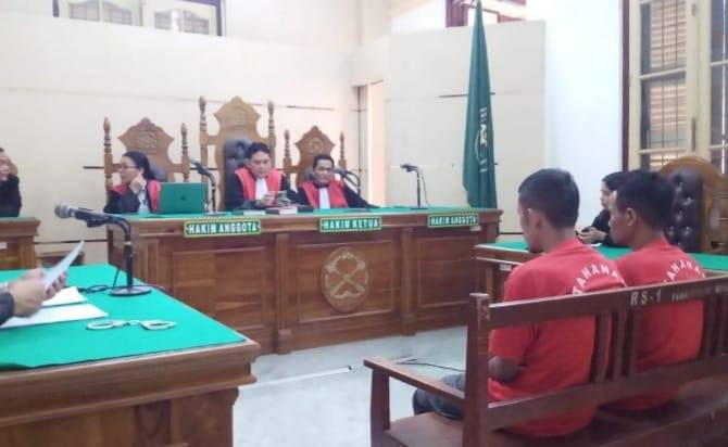 Jadi Kurir Sabu 10 Kg dan 18.000 butir Ekstasi, Dua Warga Aceh Divonis Pidana Mati