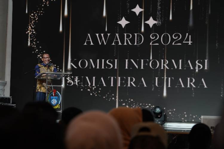 Kanwil Kemenagsu Raih Penghargaan Anugerah Keterbukaan Informasi Publik 2024